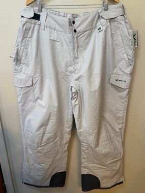 Arctix Womens Snowpants Cargo Pant Quiet Gray Plus Size 4X 28W-30W 31" In NWT